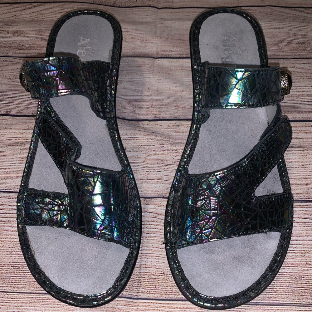 NWOB Alegria Wedge Sandals